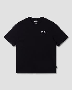 Embroidery Tee (Black) - XXL
