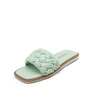 DREAM PAIRS Open Toe Slide Flat Sandals