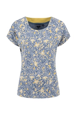 Weird Fish Paw Paw Printed Jersey T-Shirt Faded Blue Size 8