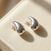 Small Sterling Silver Elegant Teardrop Earrings
