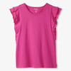 Layered Sleeve Tank - Fuchsia