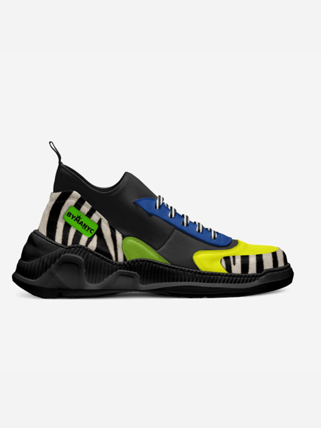 BYMANYC ® NYC NoHo Essence: Avant-Garde Vegan Sneakers with Artistic Soul