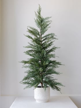 36" / 3 Artificial Evergreen Cedar Tree