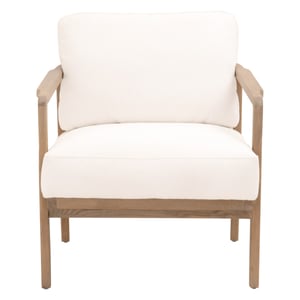 Harbor White Upholstered Club Chair