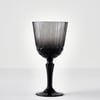 Colore Crystal Cut Wine Glass - Anthracite