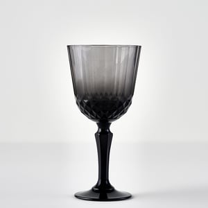Colore Crystal Cut Wine Glass - Anthracite