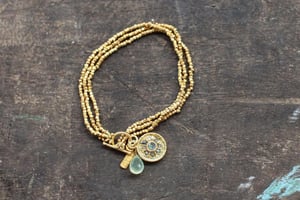 nkuku Pandita Charm Bracelet | Gifting | One Size | Gold