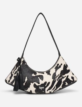 Hyna Iconic Renegade Shoulder Bag (B&W) - Black & White