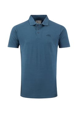 Weird Fish Giles Pique Polo Shirt Federal Blue Size S