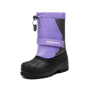 DREAM PAIRS Girls   Boys Waterproof Snow Boots