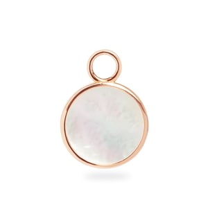Mother of Pearl Circle Charm