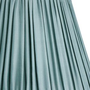 20cm empire shade in Blue silk
