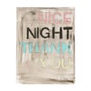 Nice Night Thank You Art Print