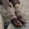 Whitby Leg Warmers in Slate