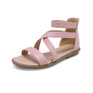 DREAM PAIRS Girls Strappy Gladiator Flat Sandals