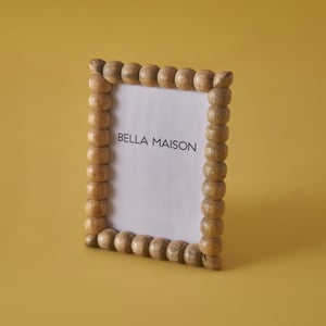 Violet Beaded Mango Wood Picture Frame - 8.25"x6.25"