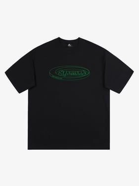 Thesupermade Font Logo Printing T-shirt - Black / 2XL