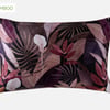 QE Home Anguilla Tropical Pillow Sham, Botanical, Purple, King