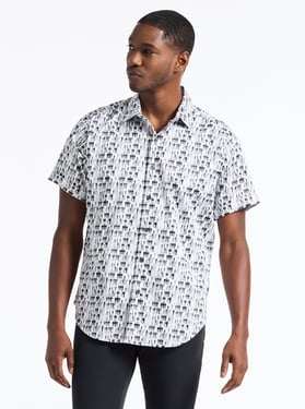 Robert Graham Crowd Control Short Sleeve Button Down Shirt