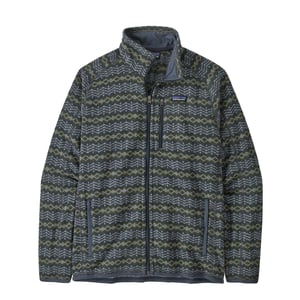 Patagonia Better Sweater Fleece Jacket Woven Together Smolder Blue
