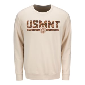 Unisex Levelwear USMNT Camo Tan Crew / 2X