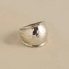 Hammered Radius Ring - 7