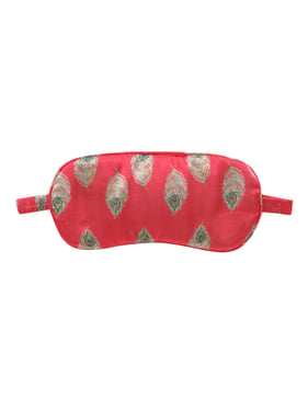 Satin Eye Mask Red Peacock - Default Title