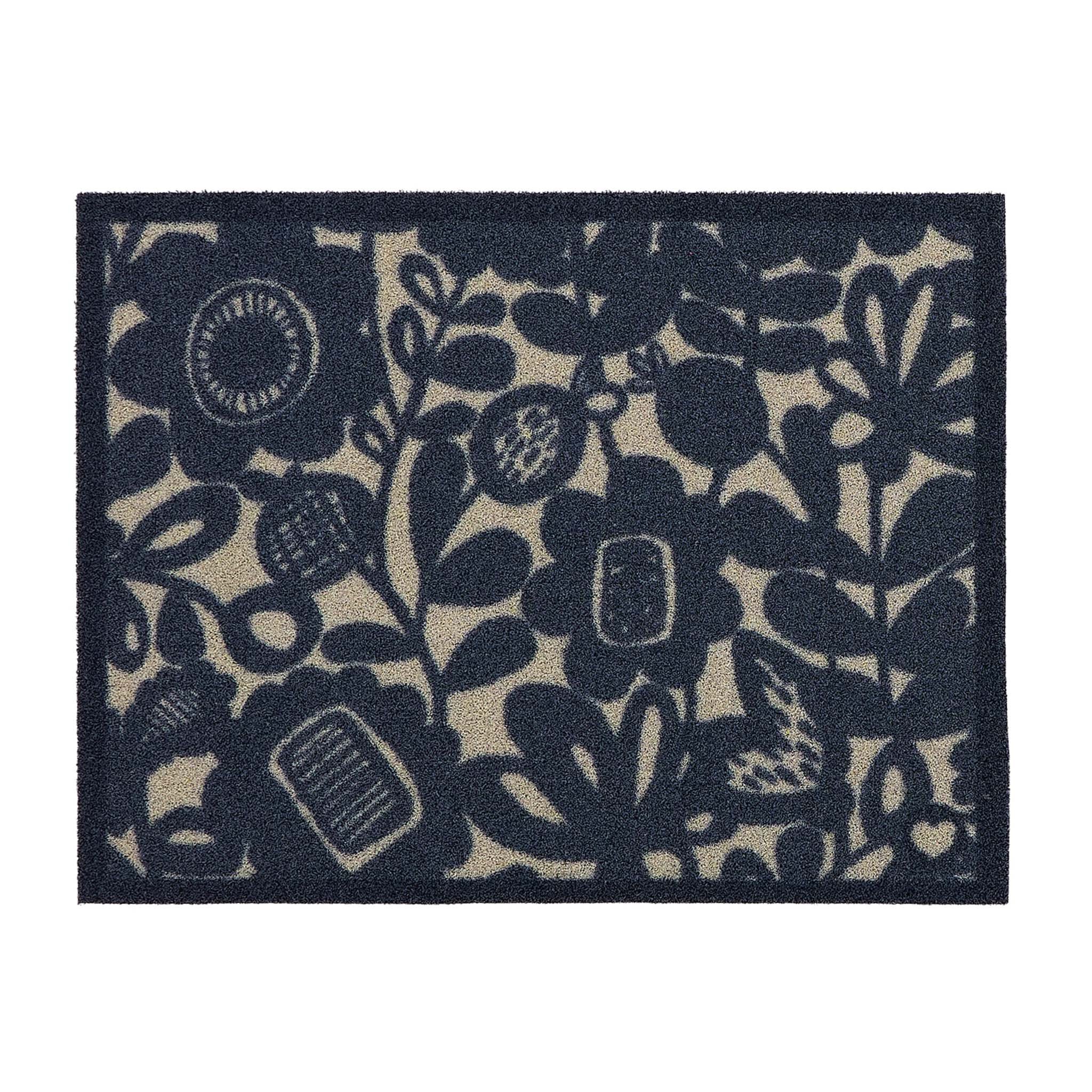 Kukkia Dark Navy Outdoor Doormat - 60x80cm