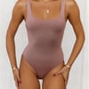 HELLO MOLLY BASE Superior Snatch Bodysuit Mocha