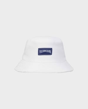 Vilebrequin - Terry Bucket Hat Turtle Jacquard - Hat - Boheme - White - Size M/L