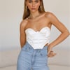 Shining Chandelier Crop Cream
