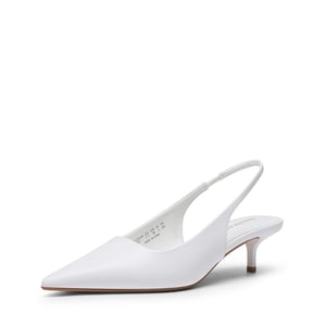 DREAM PAIRS Easy Elegance Pointed Toe Kitten Heel Slingback Heels