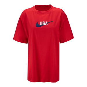 Women's Nike USA Swoosh Red Tee / XL