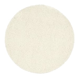 My Rug Washable in Ivory - 100cm Dia Circle