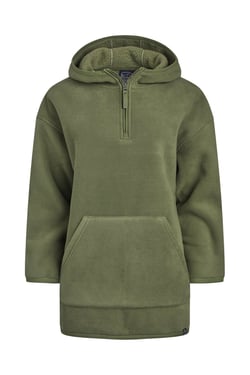 Weird Fish Laura Polar Popover Hoodie Artichoke Size 8