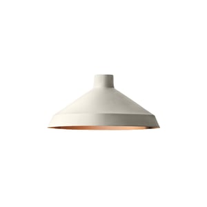 Camille shade in stone with copper interior
