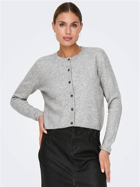 Jdy Chloe Cardigan - Light Grey Melange - XS