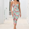 Drinks For Two Midi Dress Green