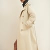 Cream Okasan Trench Coat