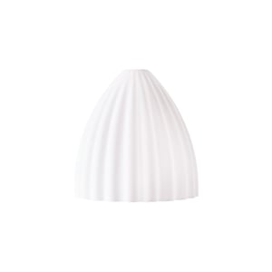 Regular Scallop in opaline glass