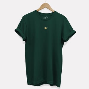 Tiny Embroidered Bumble Bee T-Shirt (Unisex)