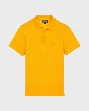 Vilebrequin - Men Terry Polo Shirt Solid - Polo - Phoenix - Orange - Size XXXL
