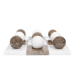 Italian Marble Tic Tac Toe Set