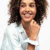 Francesca Printed Stripe Scrunchie - ONESIZE
