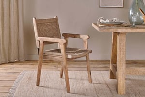 nkuku Vinay Woven Dining Chair | Seating | One Size | Natural