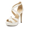 DREAM PAIRS Stiletto Platform Pump Sandals