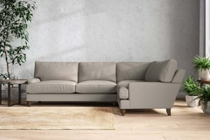 nkuku Marri Right Hand Corner Sofa | Make To Order | Grand | Recycled Cotton Flax