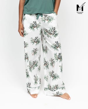 Kallie Womens Koala Print Wide Leg Pyjama Bottoms - 28