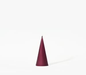 Cone Candle - Wine / Short