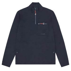 Sealskinz Bunwell Half Zip Funnel Neck Sweater Navy